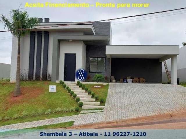 Casa em Condomínio para Venda em Atibaia, Condomínio Residencial Shamballa III, 3 dormitórios, 3 suítes, 1 banheiro, 2 vagas