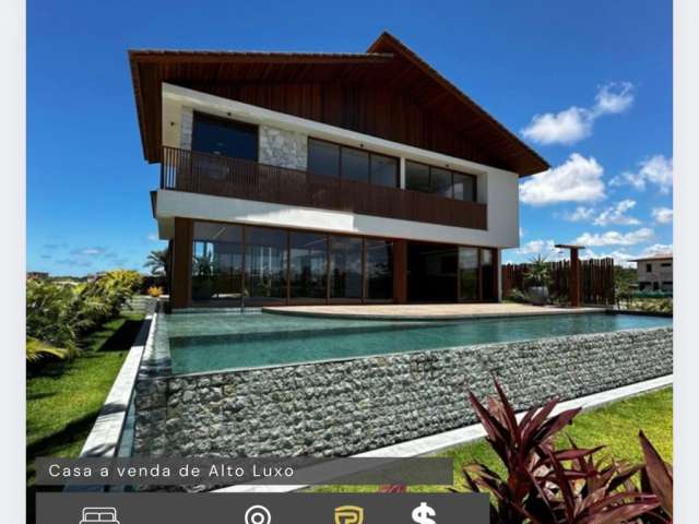 Casa a venda 6 suítes alto padrão no Piscinas Naturais em Praia do Forte - Bahia