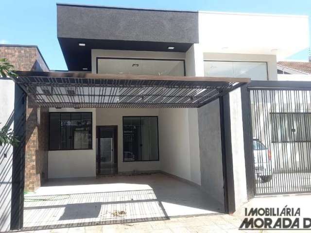 CASA NOVA - ESTILO MODERNO C/104m2 CONSTRUÇÃO