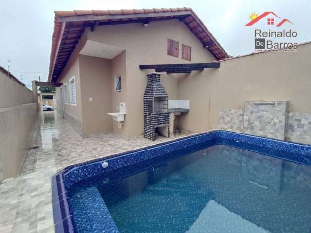 Casa com 2 dormitórios e piscina à venda, por R$ 285.000 - Estância Balneária Tupy - Itanhaém/SP