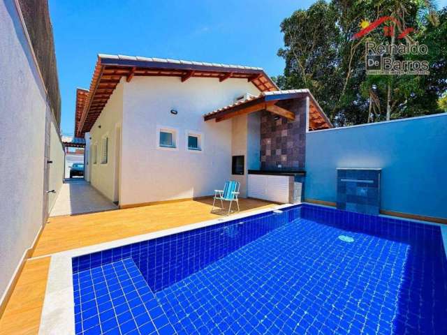 Casa com 2 dormitórios e piscina  à venda, 74 m² por R$ 435.000 - Jardim Grandesp - Itanhaém/SP