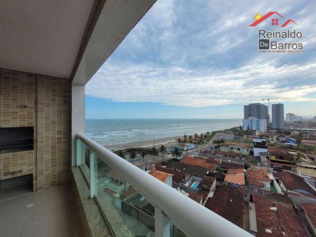 Apartamento Frente Mar com dois dormitórios em Mongaguá.