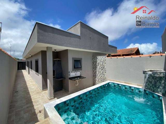 Casa com piscina e 2 dormitórios à venda, por R$ 389.000 - Estância Balneária Tupy - Itanhaém/SP