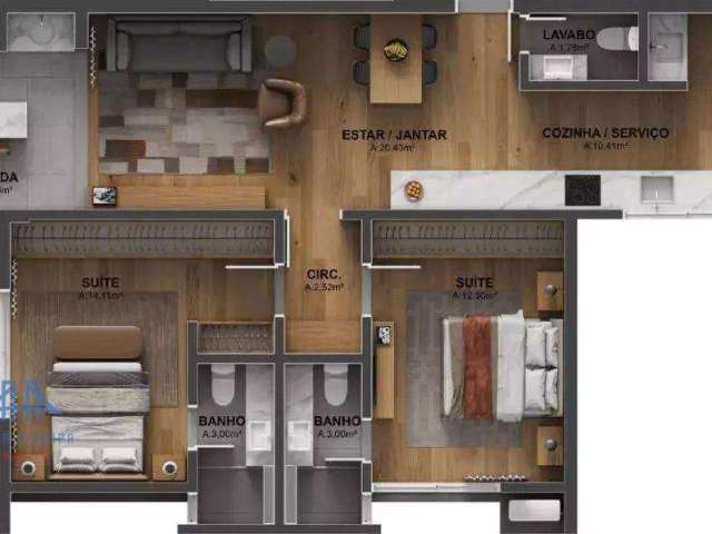 Apartamento com 2 dormitórios à venda, 91 m² por R$ 950.734,50 - Canasvieiras - Florianópolis/SC