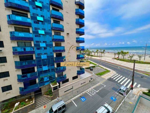 Apartamento 02 dormitórios com vista mar!!! prédio frente mar! Vila tupi