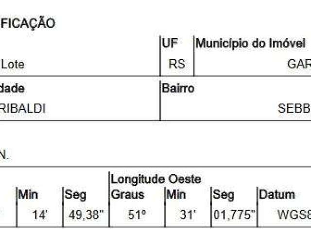 Oportunidade Única em GARIBALDI - RS | Tipo: Gleba | Negociação: Venda Online  | Situação: Imóvel