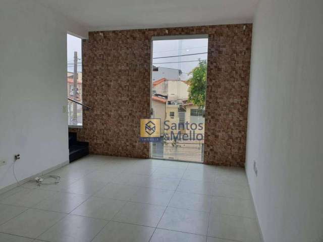 Cobertura com 2 dormitórios para alugar, 100 m² por R$ 2.714,00/mês - Vila Guarani - Santo André/SP