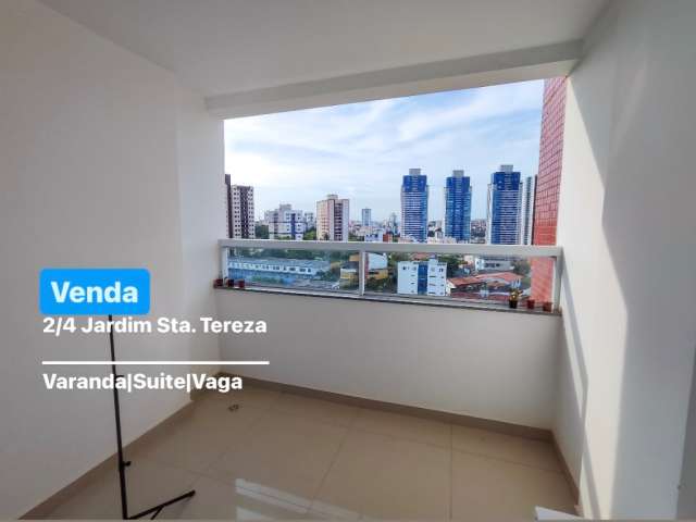 Apto 2/4 suite e varanda no Jardim Santa Tereza