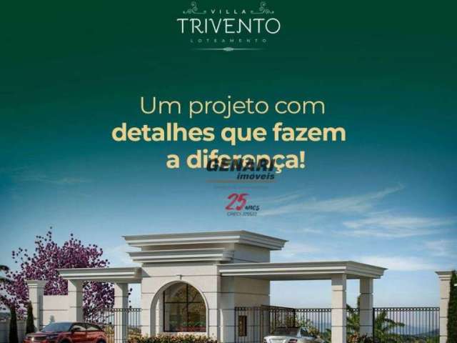 Terreno à venda, 300 m² por R$ 370.500,00 - Villa Trivento Loteamento - Indaiatuba/SP