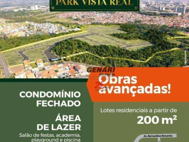 Terreno à venda, 200 m² por R$ 300.000 - Condomínio Park Vista Real - Indaiatuba/SP