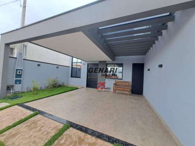 Casa com 3 dormitórios, 105 m² - venda por R$ 920.000,00 ou aluguel por R$ 5.240,00/mês - Jardim Park Real - Indaiatuba/SP