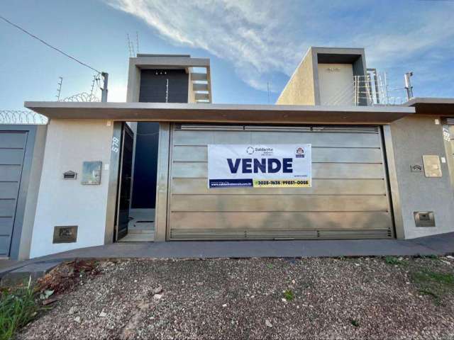 Casa para Venda em Campo Grande, Jardim Auxiliadora, 3 dormitórios, 1 suíte, 3 banheiros, 3 vagas