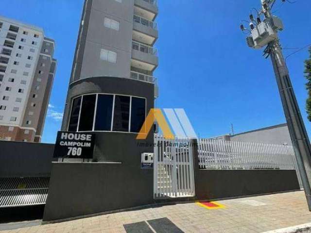 Apartamento, 54 m² - venda por R$ 450.000,00 ou aluguel por R$ 3.500,00/mês - Edifício House Campolim - Sorocaba/SP