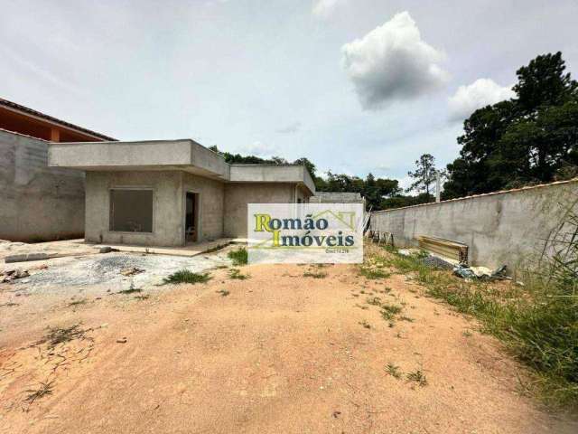 Projeto em construção com 3 quartos sendo 1 suíte, amplo quintal.