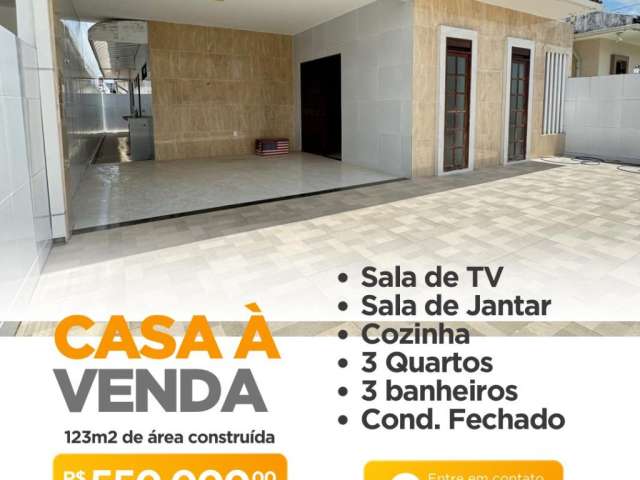 Excelente Casa de 03 quartos, sendo 01 suíte à venda, Ernesto Geisel, João