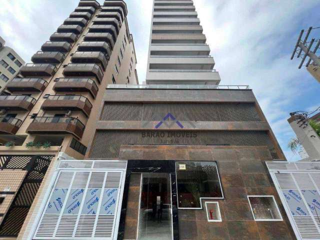 APARTAMENTO COM 01 DORMITÓRIO À VENDA EM PRAIA GRANDE, 200m DA PRAIA