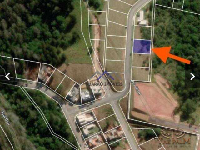 Terreno à venda, 1000 m² por R$ 450.000,00 - Jardim Caxambu - Jundiaí/SP