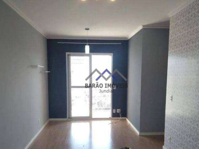 Apartamento, 66 m² - venda por R$ 530.000,00 ou aluguel por R$ 3.254,17/mês - Vila Lacerda - Jundiaí/SP