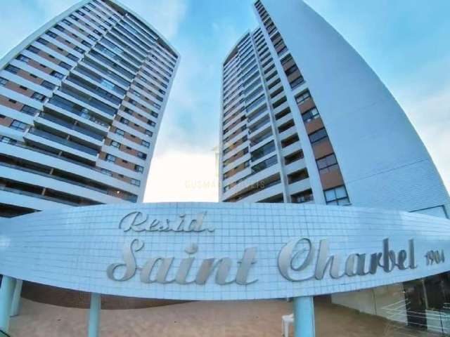 Excelente apartamento para venda de 109 m², com 04 quartos no residencial saint charbel – capim macio, natal/rn