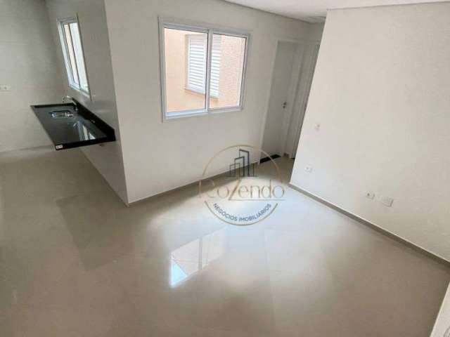 Cobertura com 2 dormitórios à venda, 52 m² por R$ 476.900,00 - Vila Gilda - Santo André/SP