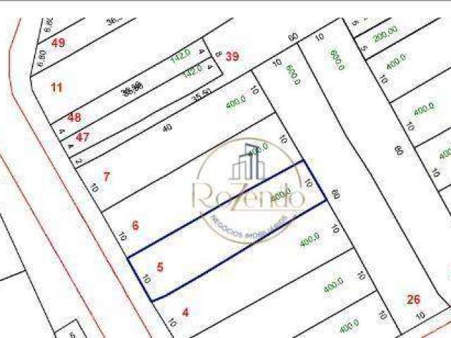 Terreno à venda, 400 m² por R$ 1.500.000,00 - Jardim - Santo André/SP