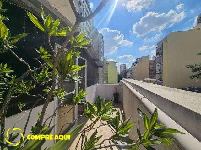 Vila Buarque | 104m² total | 2 Quartos | Terraço | Reformado.