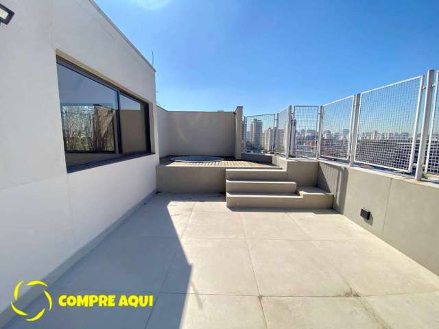 Pinheiros |2 Quartos |128 m²| 3 Vagas | Terraço com jacuzzi e churrasqueira