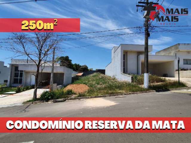 Lote Terreno no Condomínio Reserva da Mata 250m² - Monte Mor