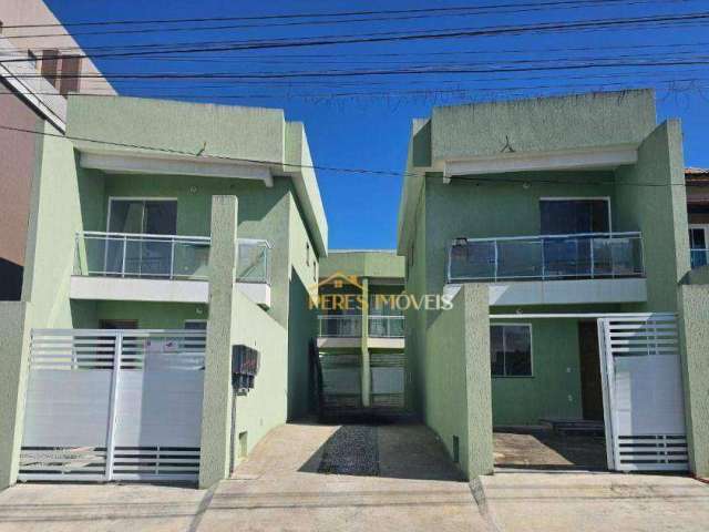 Excelente casa duplex independente com 2 suítes à venda, 80 m² - Residencial Camping do Bosque/Extensão do Bosque - Rio das Ostras/RJ.