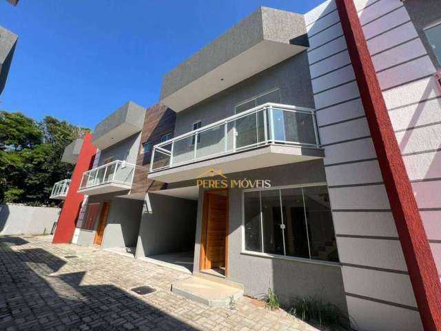 Linda casa duplex em condomínio com 3 quartos à venda, 126 m² - Extensão do Bosque - Rio das Ostras/RJ