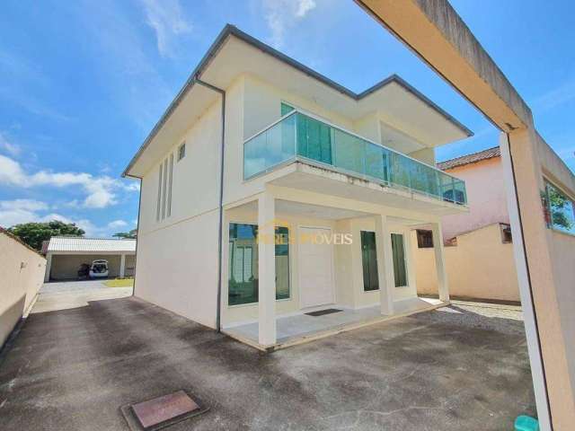 Excelente casa duplex alto padrão em terreno inteiro com 4 quartos, 283 m² - venda ou aluguel - Mar y Lago/Terra Firme - Rio das Ostras/RJ