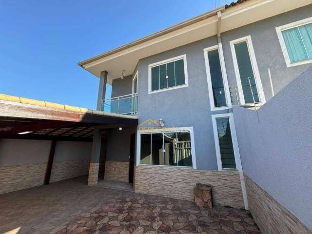 Excelente casa duplex com quintal e área gourmet, 3 quartos à venda, 100 m² - Enseada das Gaivotas - Rio das Ostras/RJ