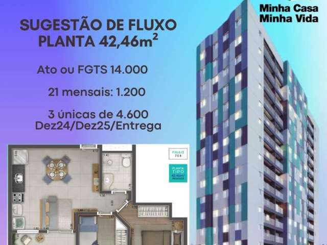 Apartamento para Venda em Osasco, Jaguaribe, 2 dormitórios, 1 banheiro, 1 vaga