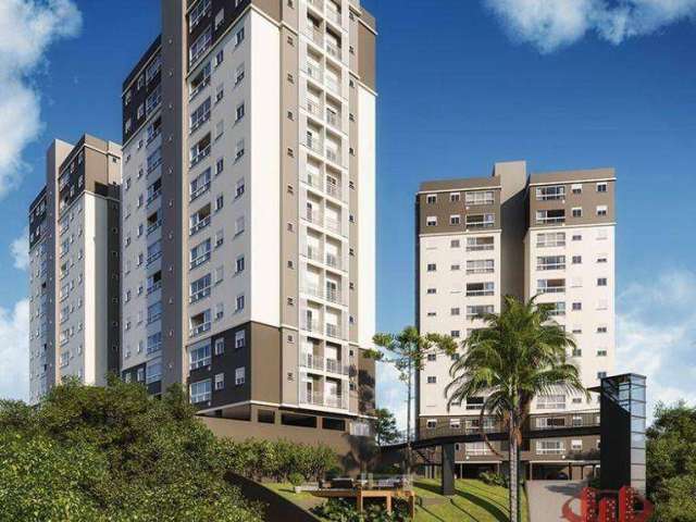 Apartamento com 3 dormitórios à venda, 74 m² por R$ 689.472,69 - Glória - Joinville/SC