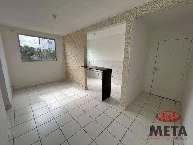 Apartamento com 2 dormitórios para alugar, 53 m² por R$ 1.510,00/mês - Petrópolis - Joinville/SC