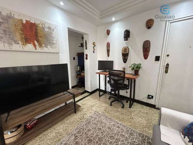 Alugo apartamento mobiliado, 01 dormitório, Ponta da Praia, Santos