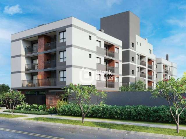 Apartamento com 2 dormitórios à venda, 49 m² por R$ 300.000 - Planta Bairro Weissópolis - Pinhais/PR