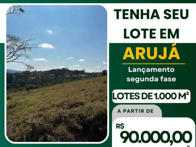 Lote em aruja, com otima localidade, e preço acessivel.