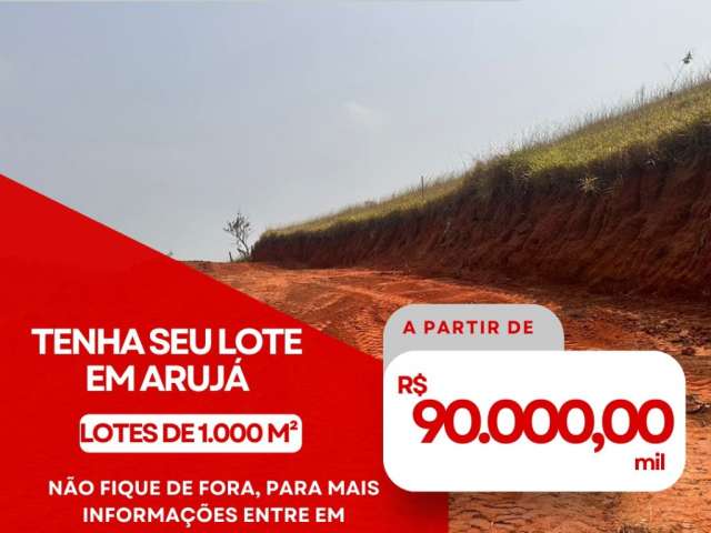 Lote com preço acessivel em aruja. com otima localidade.