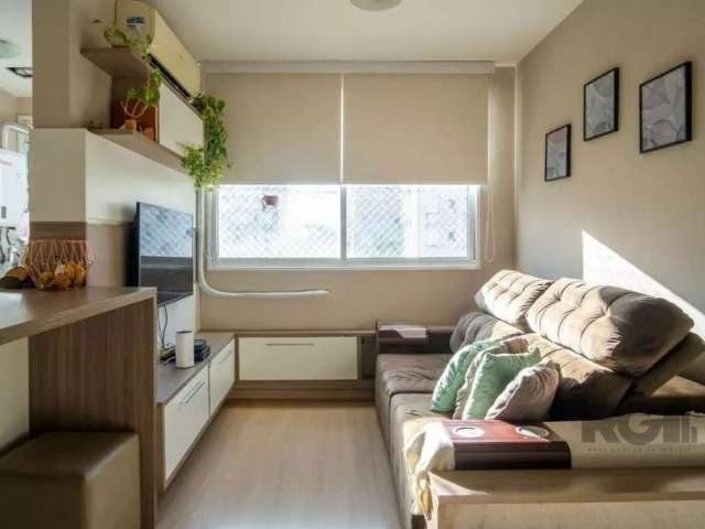 Apartamento parcialmente mobiliado, composto por 3 quartos, sendo 1 suíte, 2 banheiros, espaçoso living em dois ambientes, cozinha americana integrada com área de serviço e 1 vaga de estacionamento es