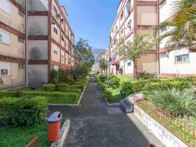 APARTAMENTO 01 DORMITÓRIO À VENDA BAIRRO CAMAQUÃ&lt;BR&gt;&lt;BR&gt;Apartamento com 36,18 m² de área privativa, 01 dormitório, living, cozinha, área de serviço integrada, banheiro social e 01 vaga de 