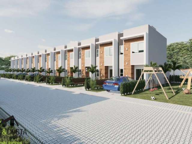Duplex em condomínio de 64m² com 2 quartos a partir de 215.000,00 na região de Mestre Antônio - Caucaia/CE