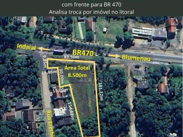 Terreno à venda, 8500 m² por R$ 3.600.000,00 - Encano Do Norte - Indaial/SC