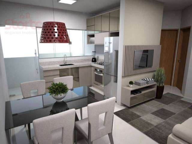 Apartamento com 2 dormitórios à venda, 53 m² por R$ 305.000,00 - Bem Viver - Uberlândia/MG