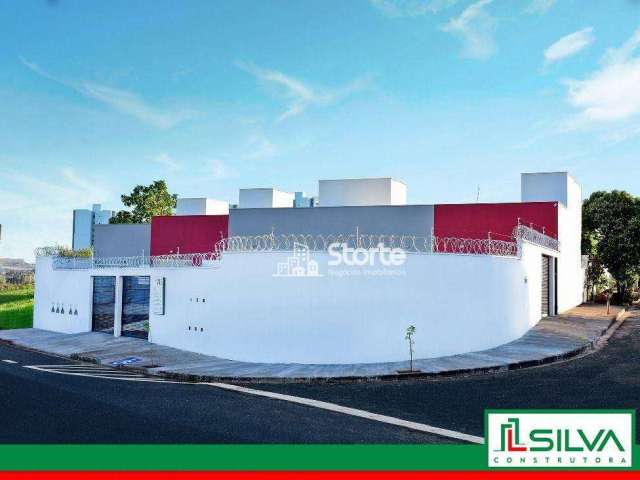 Casas com 2 dormitórios à venda, 51,21m² por R$ 206.000 - Shopping Park - Uberlândia/Minas Gerais