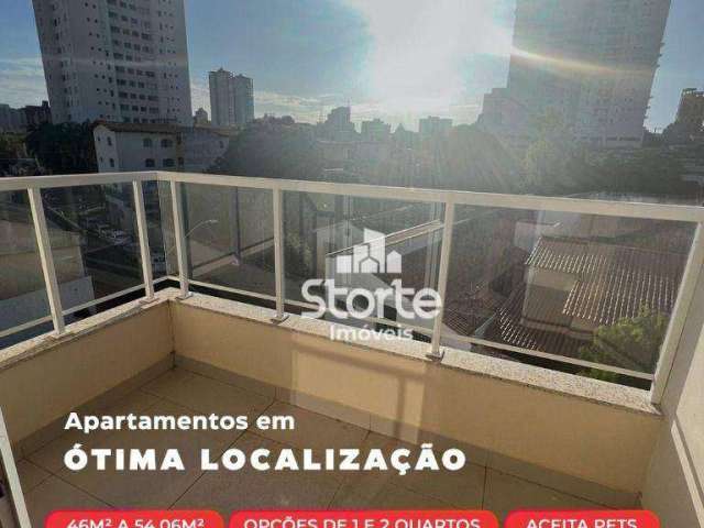 Apartamentos à venda, de 46m² a partir de R$ 280.000 - Lídice - Uberlândia/MG