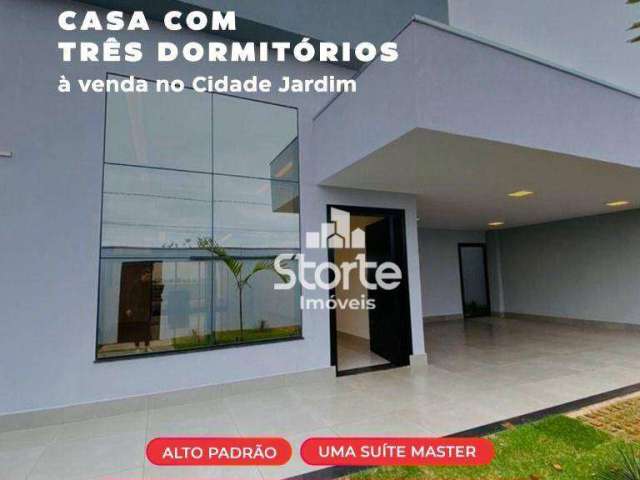 Casa com 3 dormitórios à venda, 216 m² por R$ 1.350.000,00 - Cidade Jardim - Uberlândia/MG