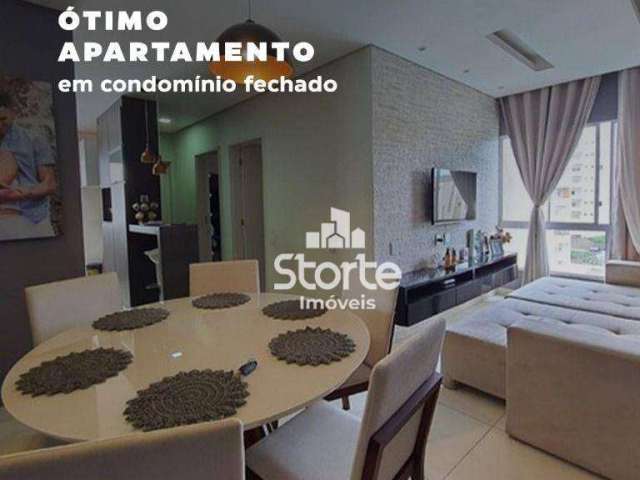 Apartamento com 2 dormitórios à venda, 59 m² por R$ 240.000,00 - Jardim Holanda - Uberlândia/MG