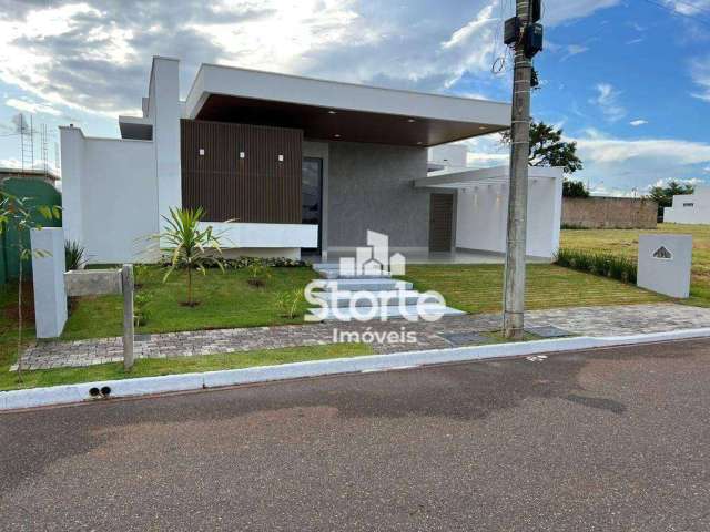 Excelente casa alto padrão com 3 suítes a venda, 200 m² por R$ 2.000.000 - Condomínio Splêndido - Uberlândia/MG