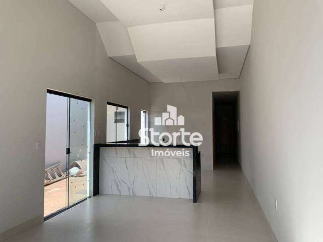 Casas novas com 3 dormitórios à venda, 85m² por R$ 450.000 - Bem Viver - Uberlândia/MG